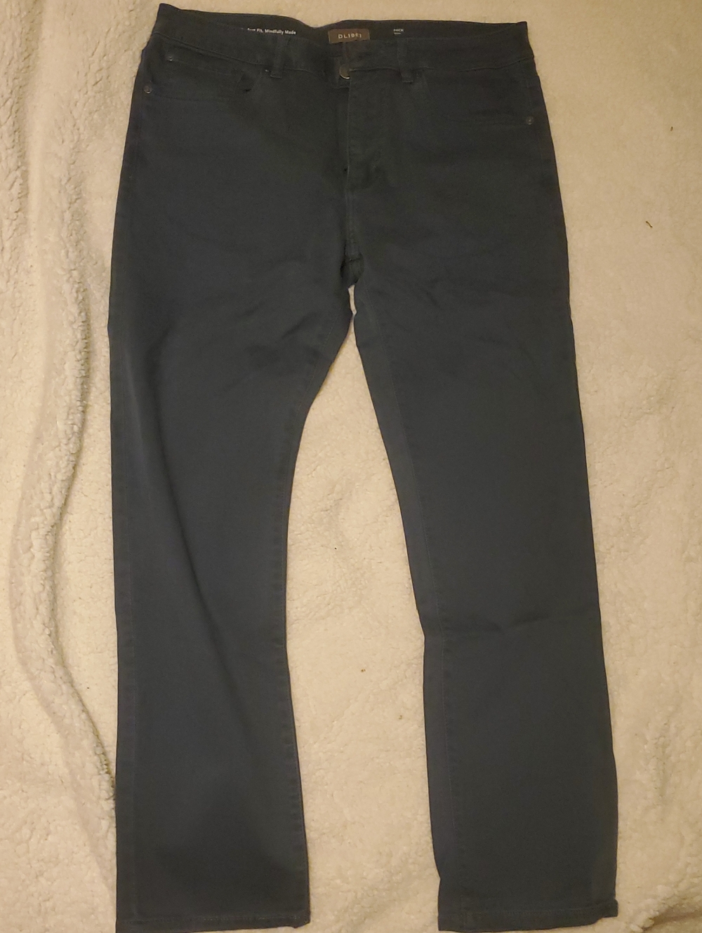 DL1961 Men's Navy Straight Jeans